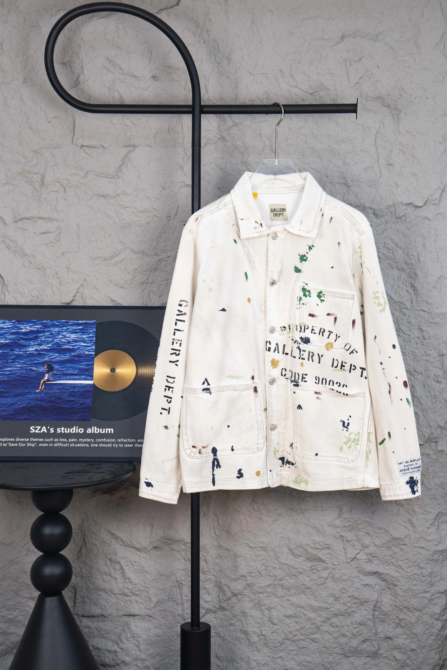 Style number: M222 P300 Gallery Dept EP Jacket Hand-painted graffiti jacket American high street zipper jacket Size: S-XL